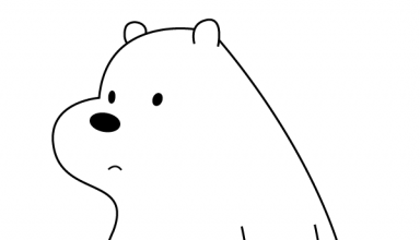 Ice Bear Coloring Page