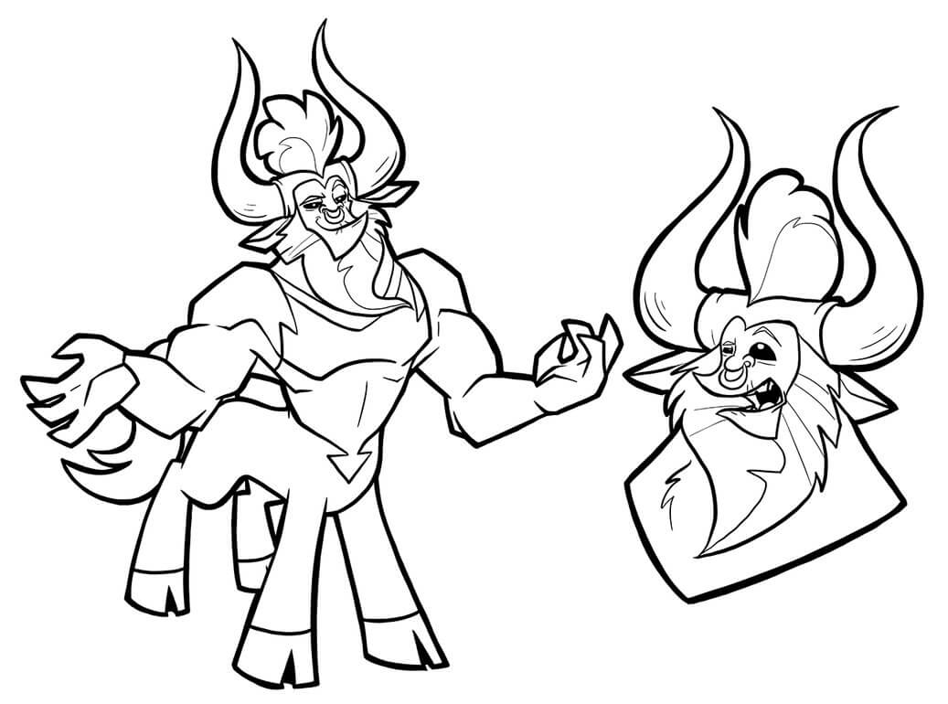 Lord Tirek Coloring Page
