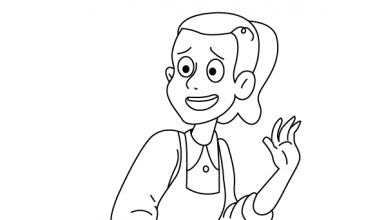 Lucy We Bare Bears Coloring Page