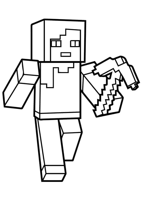 40 printable minecraft coloring pages