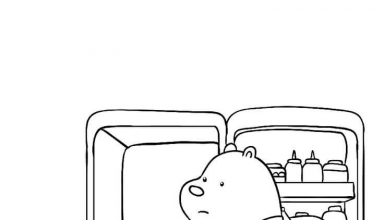 Nom Nom With Ice Bear Coloring Pages