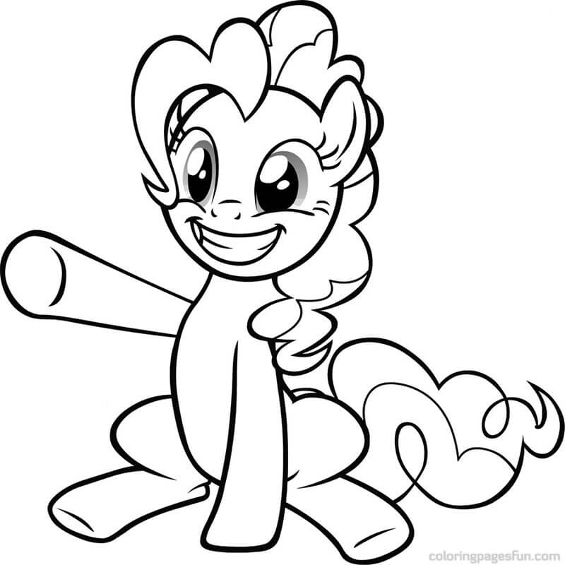 Pinkie Pie coloring page