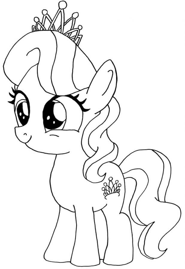 Shoe Shine My Little Pony Coloring Page