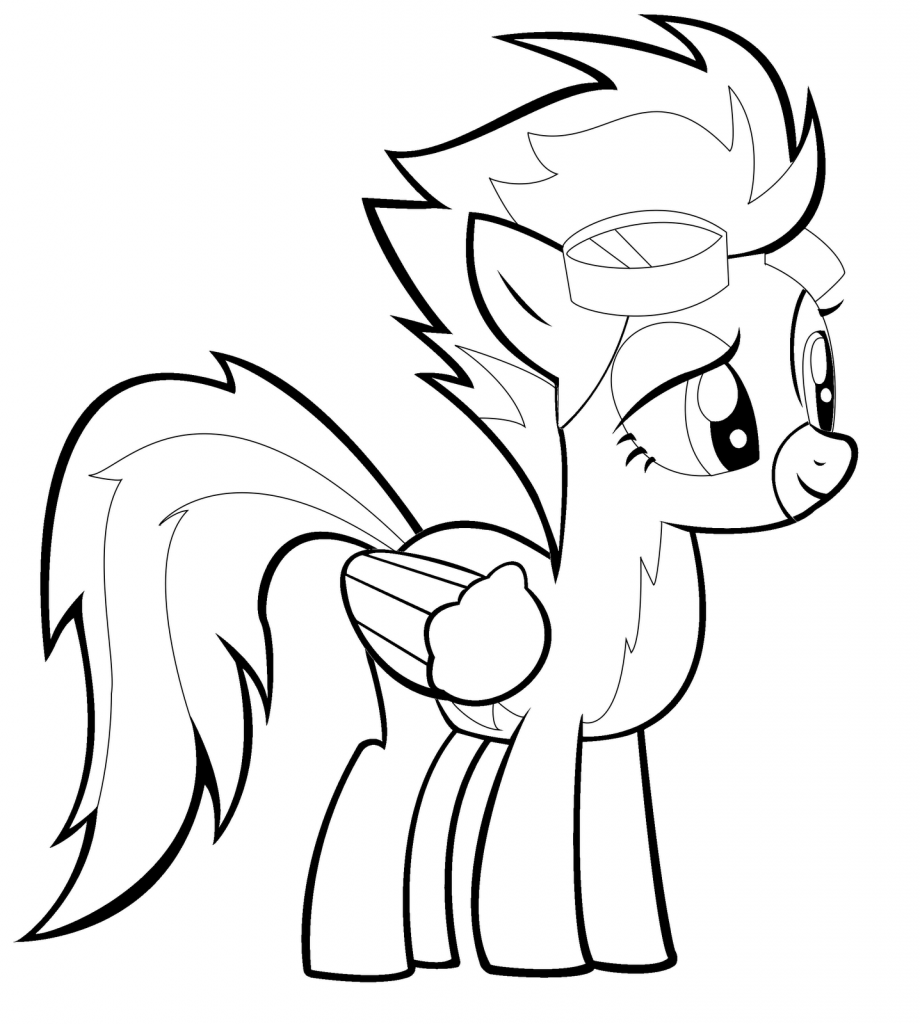 Spitfire My Little Pony Coloring Page