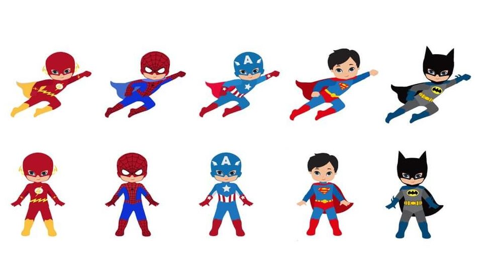 Superhero Coloring Pages