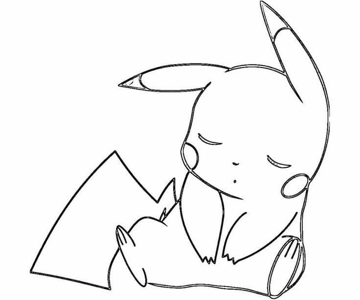 Pokemon Pikachu Coloring Pages