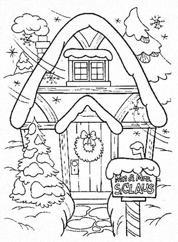 Santa Claus Christmas Coloring Pages