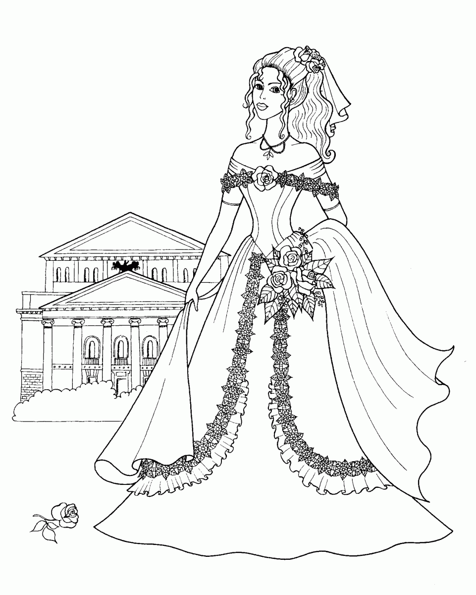 Top 20 Printable Princess Coloring Pages