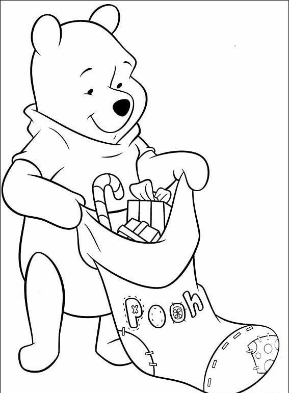 Disney Christmas Coloring Pages