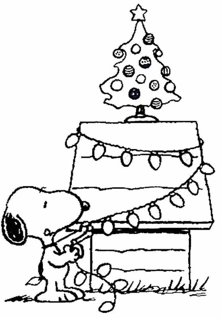 Christmas Tree Coloring Pages