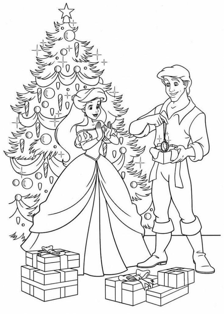 Disney Christmas Coloring Pages