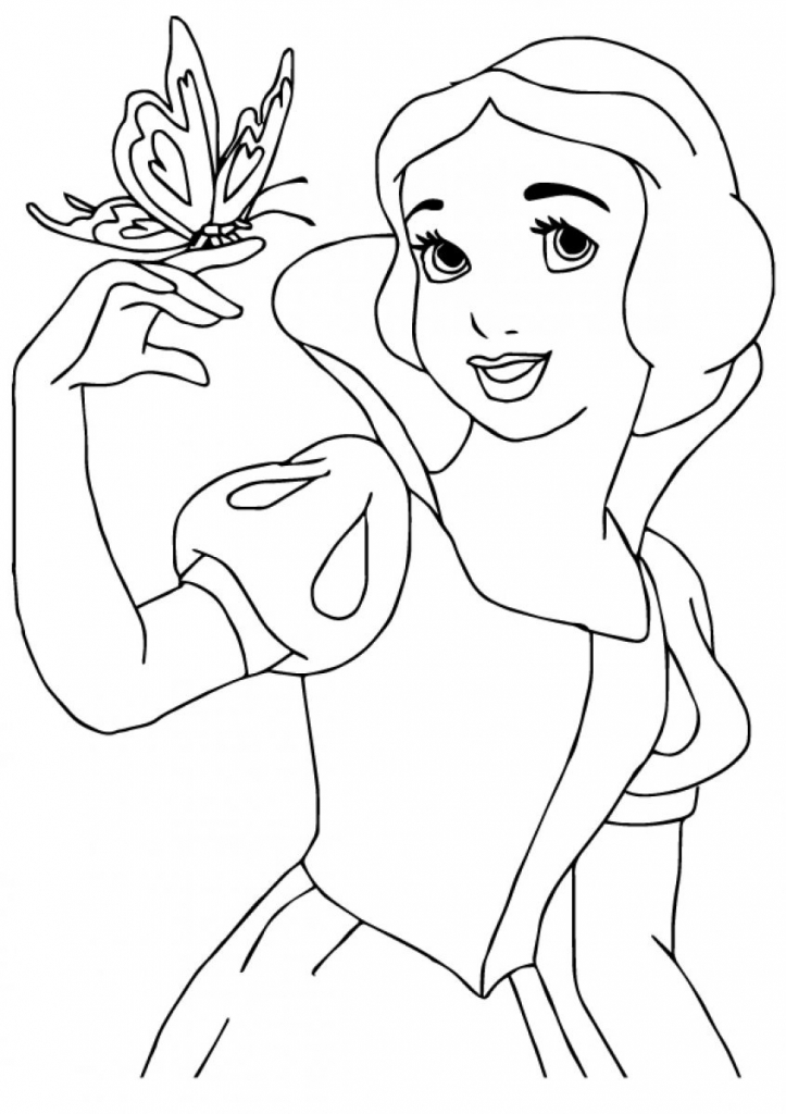 Princess Coloring Pages Snow White