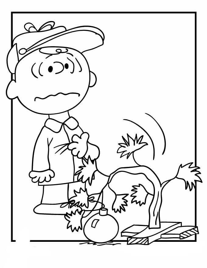 Charlie Brown Christmas Coloring Pages