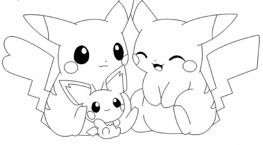 Pikachu Pokemon Coloring Pages