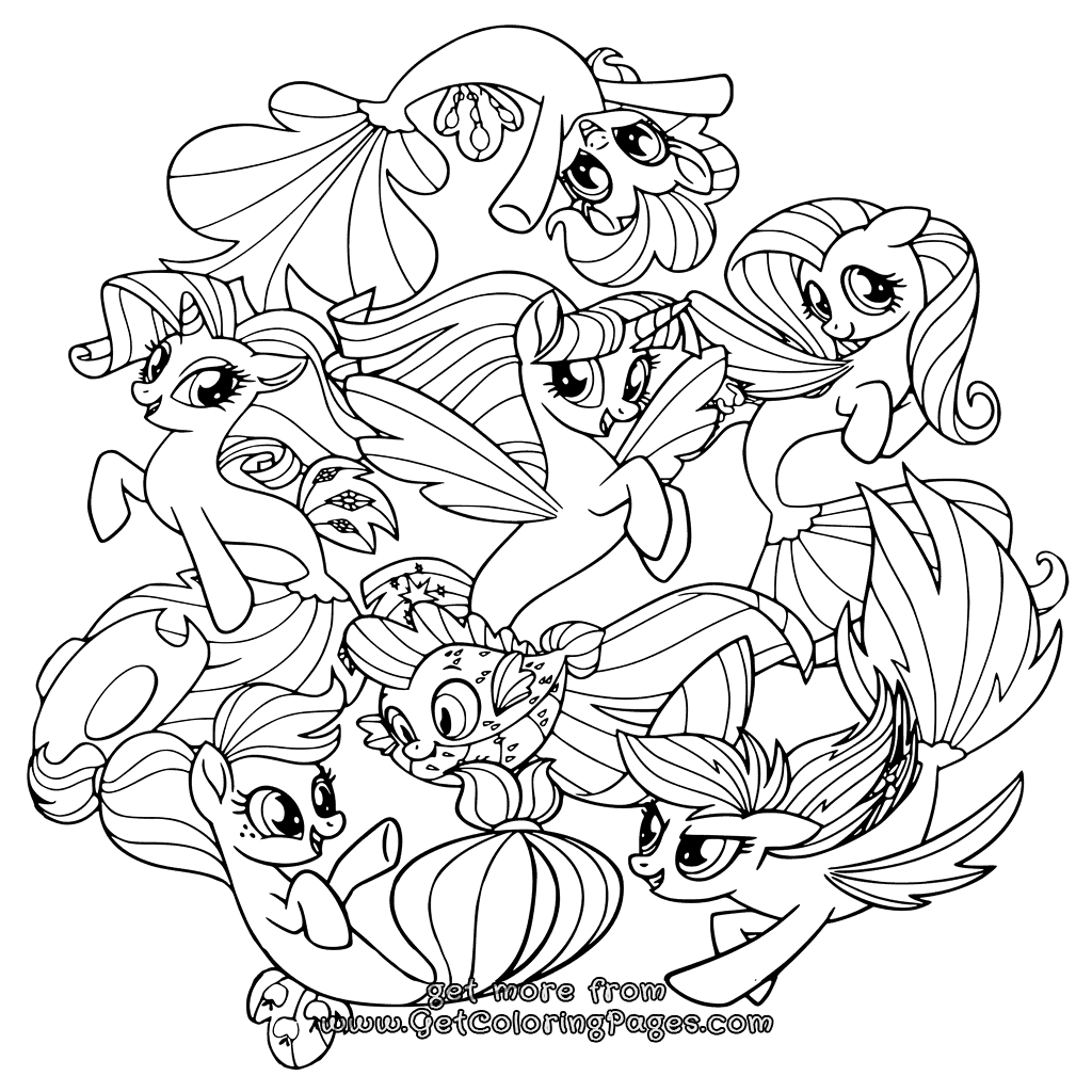 Printable My Little Pony The Movie 2017 Coloring Pages