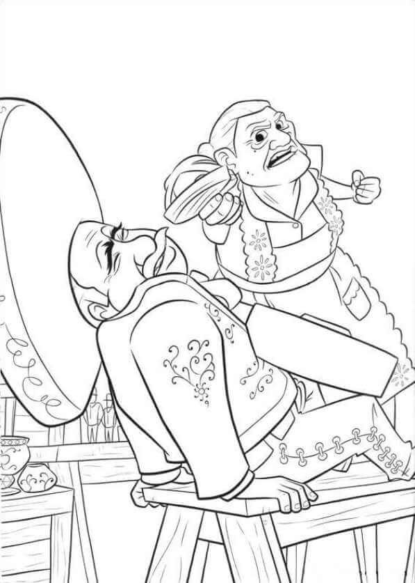 Abuelita Coco Movie Coloring Pages