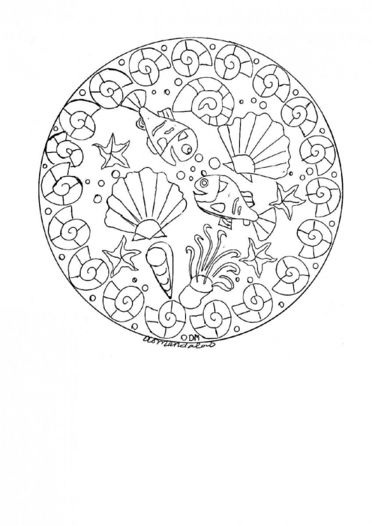 Mandala Coloring Page