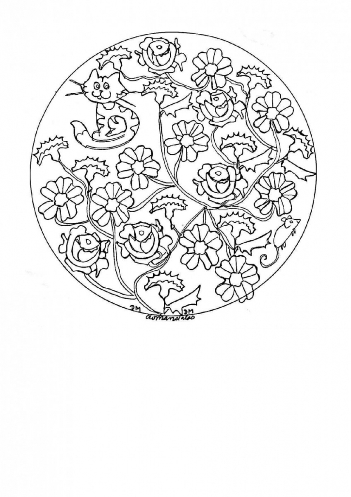 Mandala Coloring Page