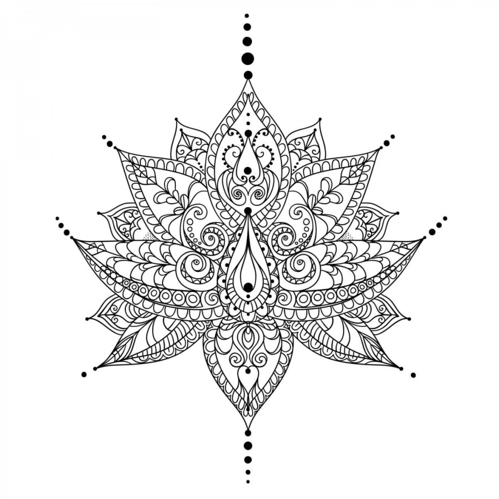 Unique Mandala Coloring Pages