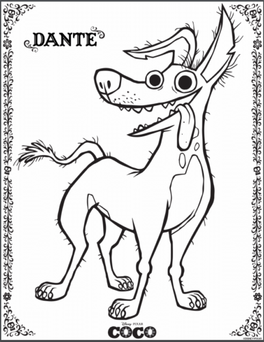 Printable Disney Coco Coloring Pages