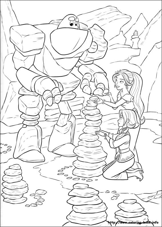 Elena And Naomi Coloring Page