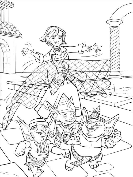 Naomi Turner Elena of Avalor Coloring Page