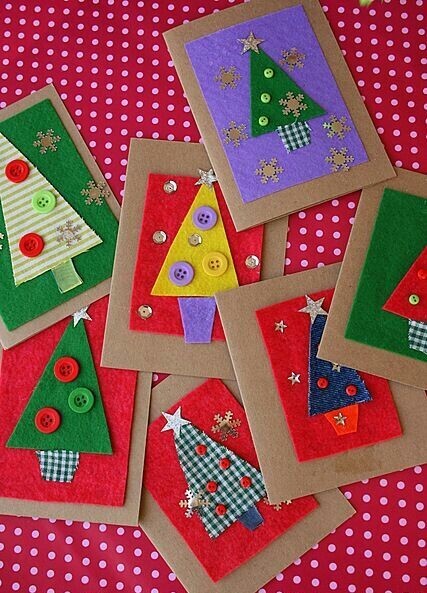 Christmas Cards Crafts For Kids