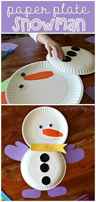 Snowman Christmas Crafts For Kids