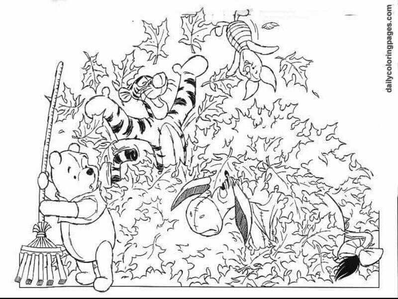 Disney Thanksgiving coloring page