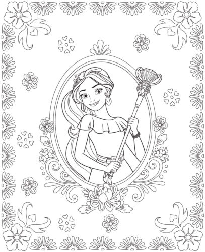 40 Printable Elena Of Avalor Coloring Pages