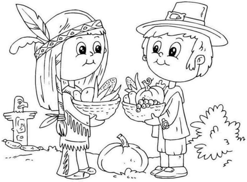 40 Printable Thanksgiving Coloring Pages For Kids