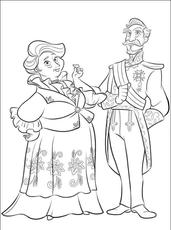 Luisa Francisco Elena of Avalor Coloring Page