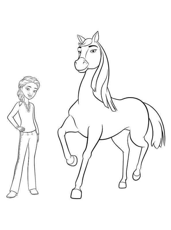 Chica Linda And Pru Coloring Page