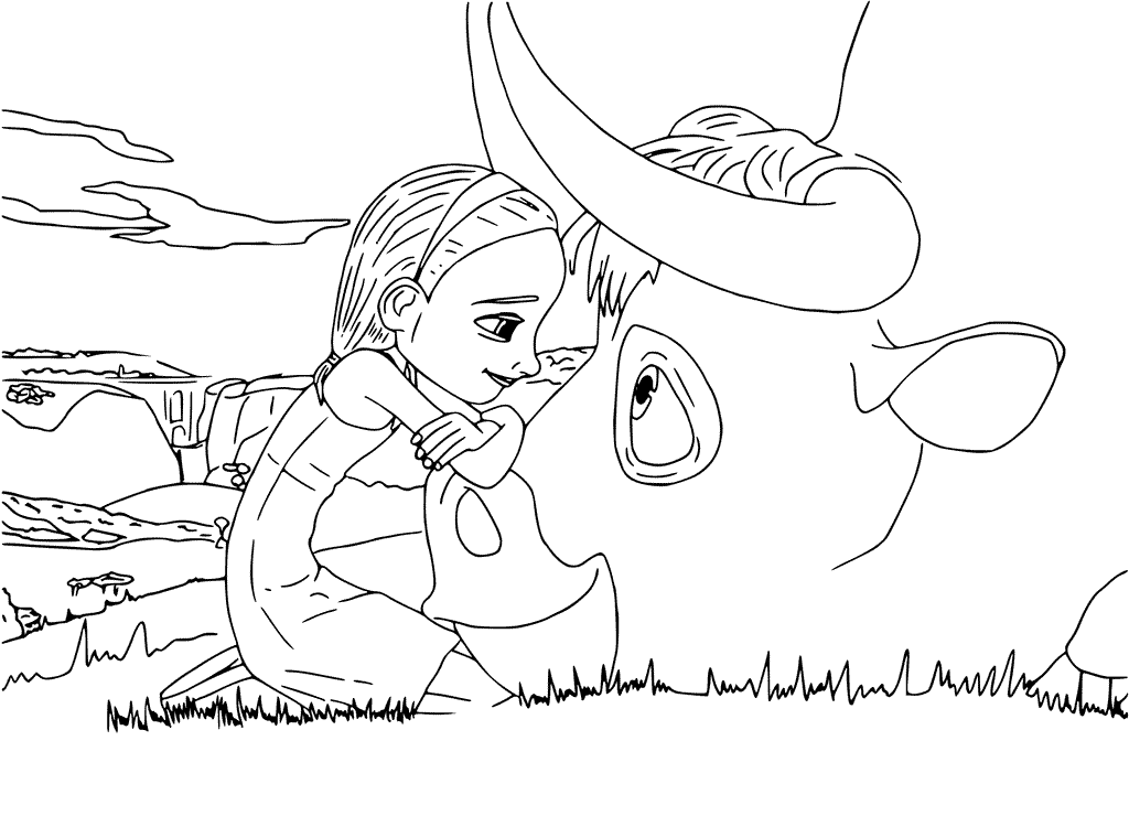 Printable Disney Ferdinand Coloring Pages