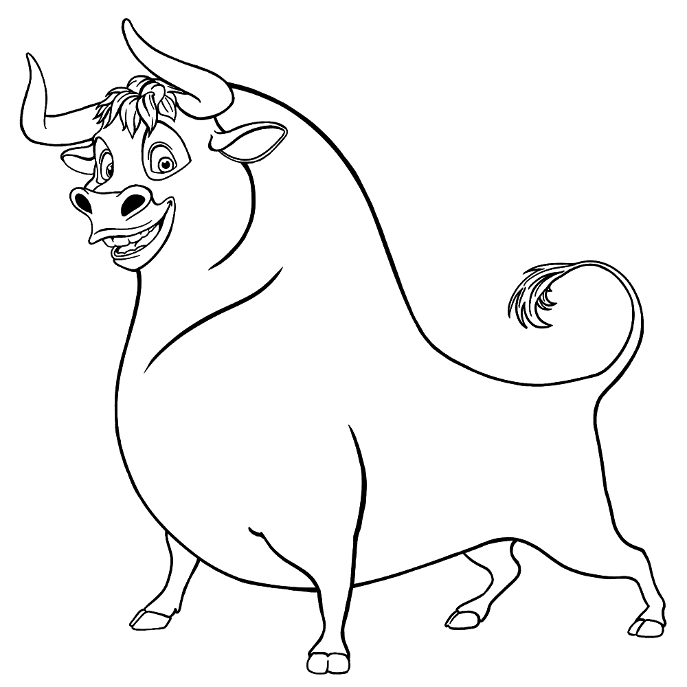 Ferdinand Movie 2017 Coloring Page