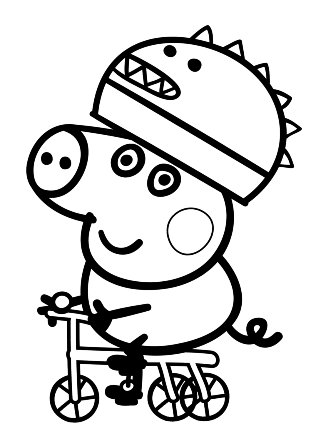 George Pig Coloring Page