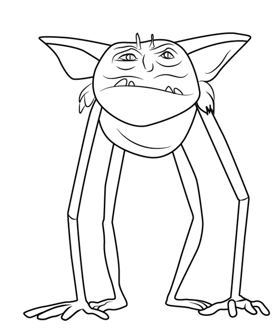 Goblin TrollHunters Coloring Page