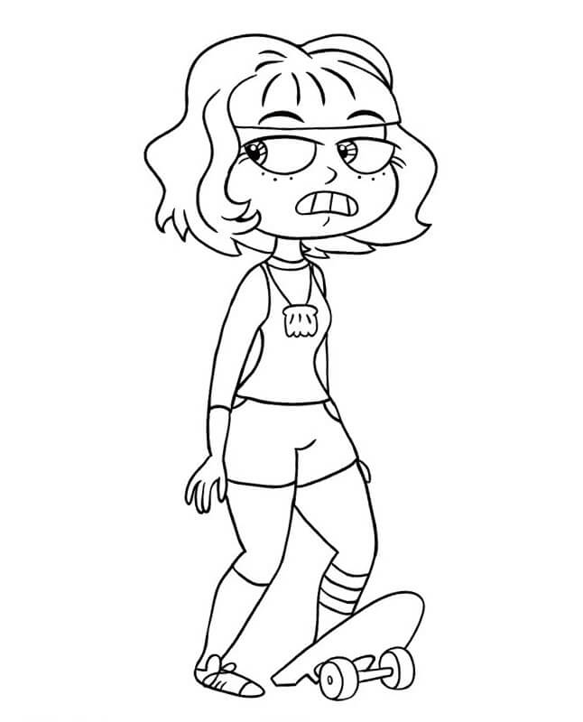 Jackie Lynn Thomas Star vs. the Forces of Evil Coloring Page