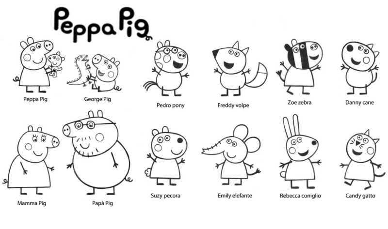 30 Printable Peppa Pig Coloring Pages You Won't Find Anywhere