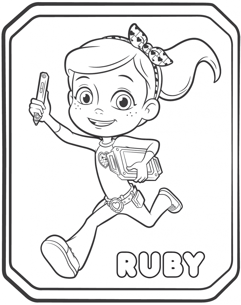 Ruby Ramirez Coloring Page