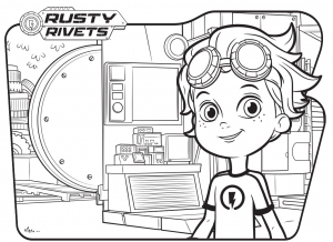 20 Printable Rusty Rivets Coloring Pages