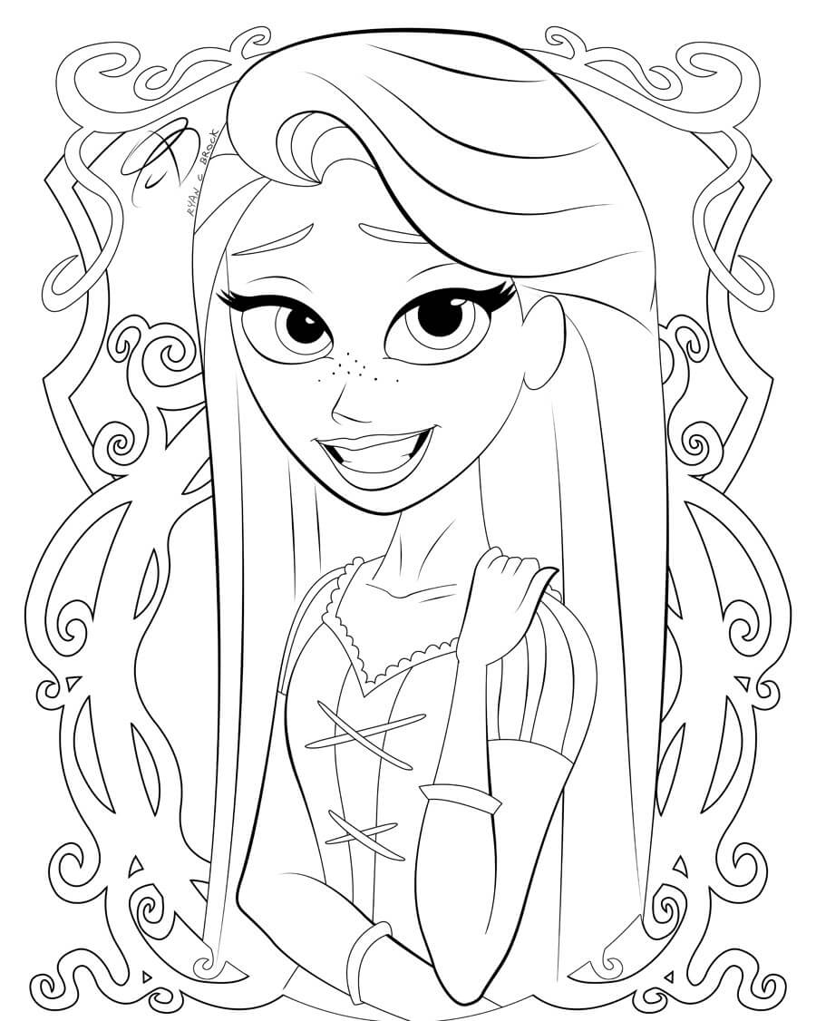 Download Tangled: The Series Coloring Pages Printable