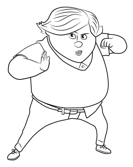 Toby Domzalski TrollHunters Coloring Page