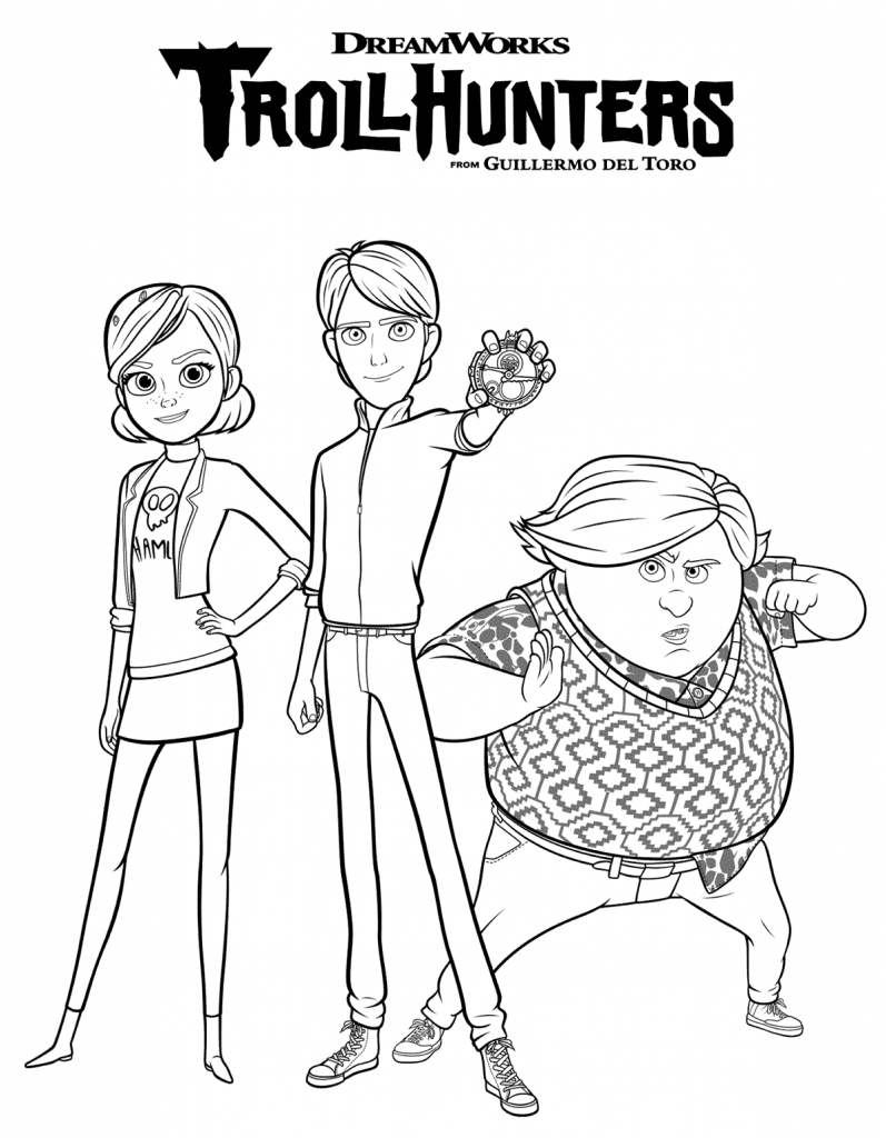 Trollhunters Coloring Book Epub-Ebook