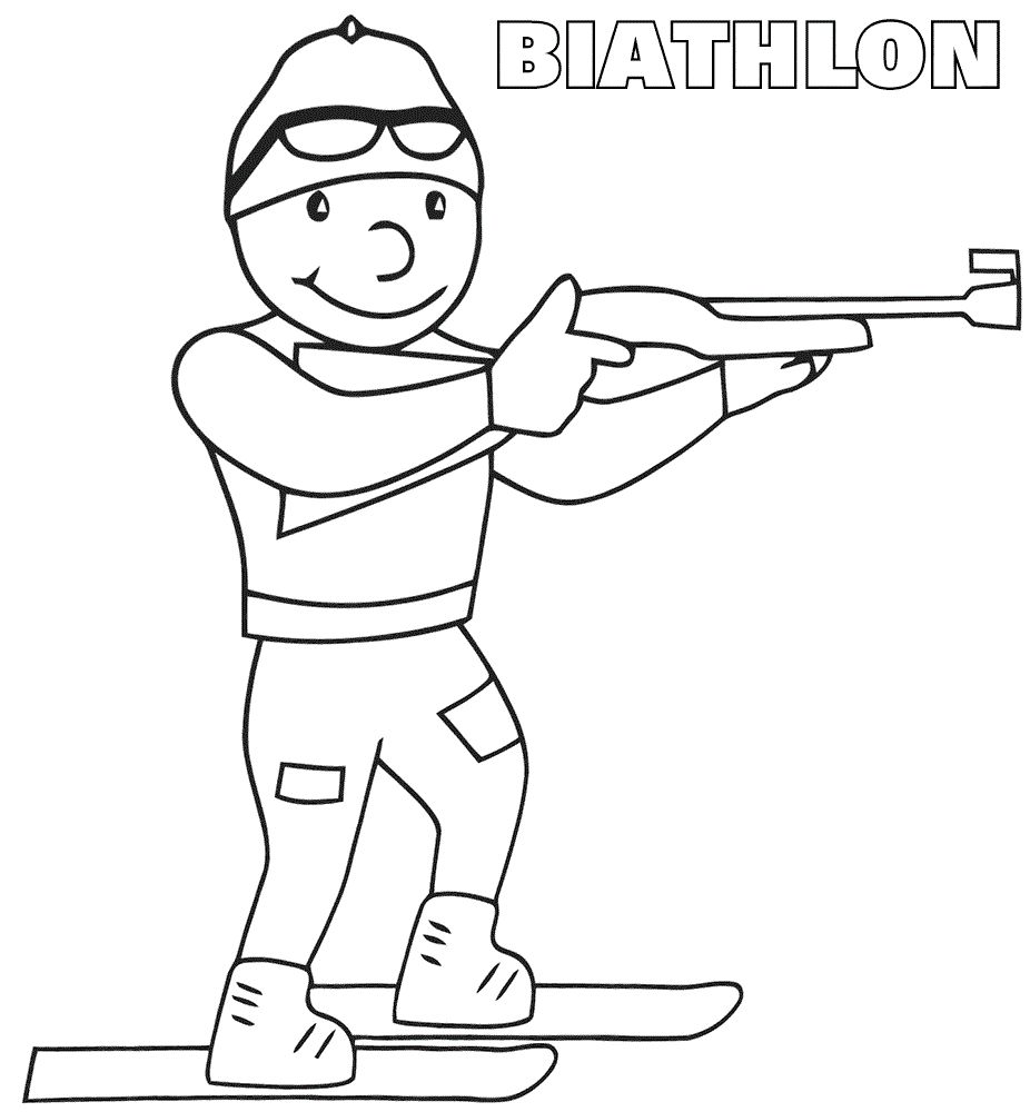 Free Printable Winter Olympics Coloring Pages