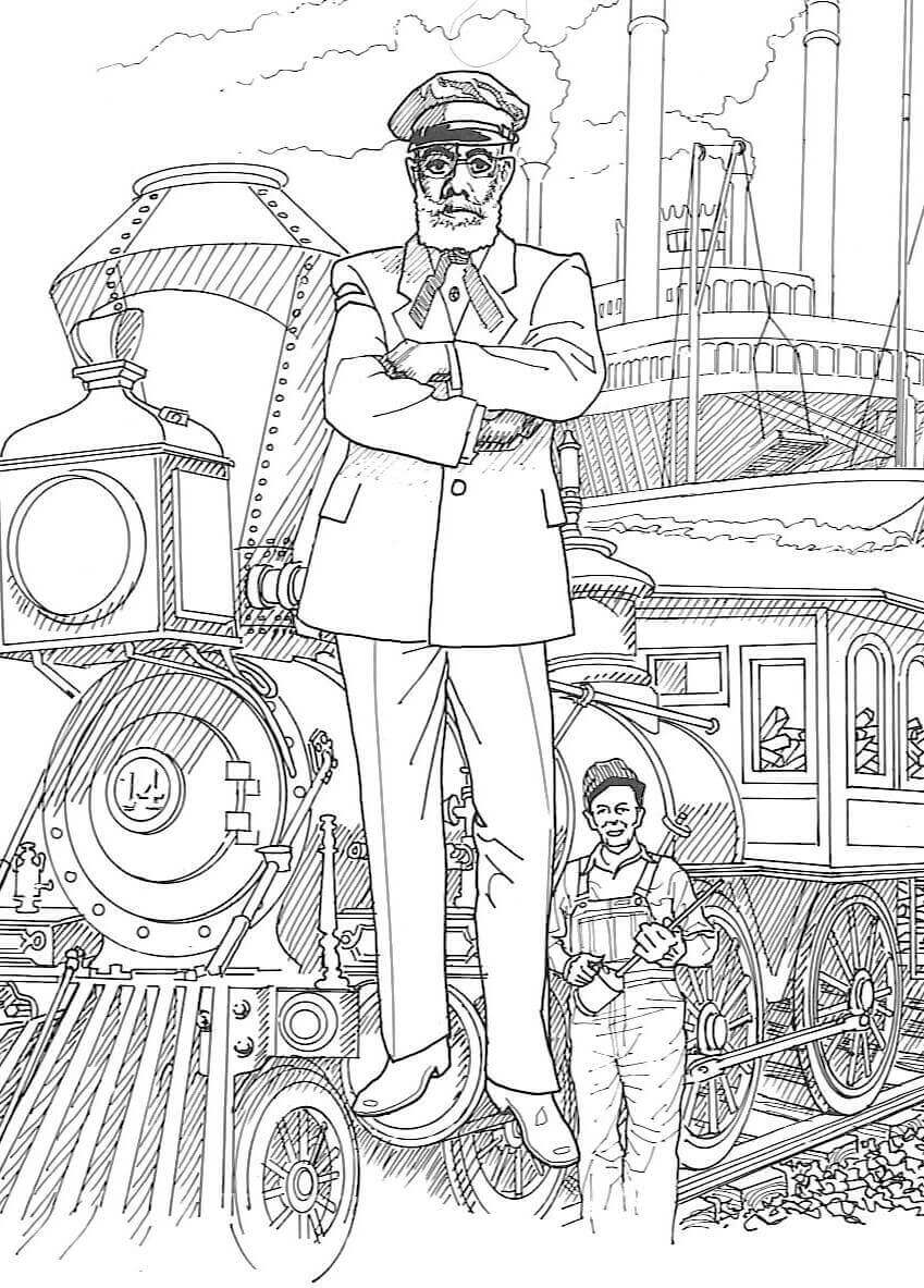 Black History Month Coloring Pages Elijah McCoy