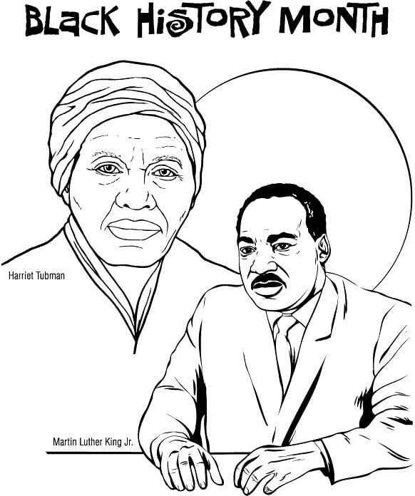 22 Free Printable Black History Month Coloring Pages