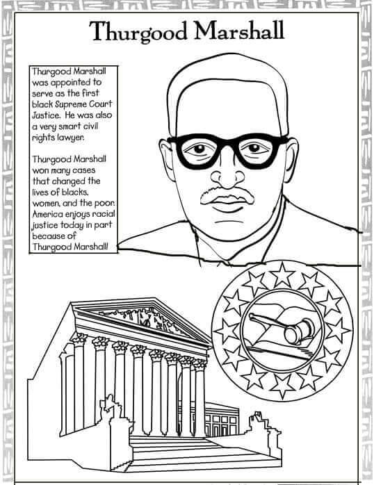 22 Free Printable Black History Month Coloring Pages