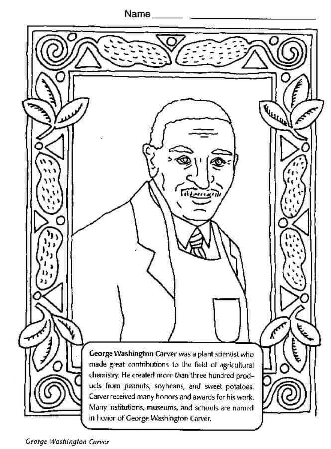 Printable Coloring Pages For Black History Month Black History Month