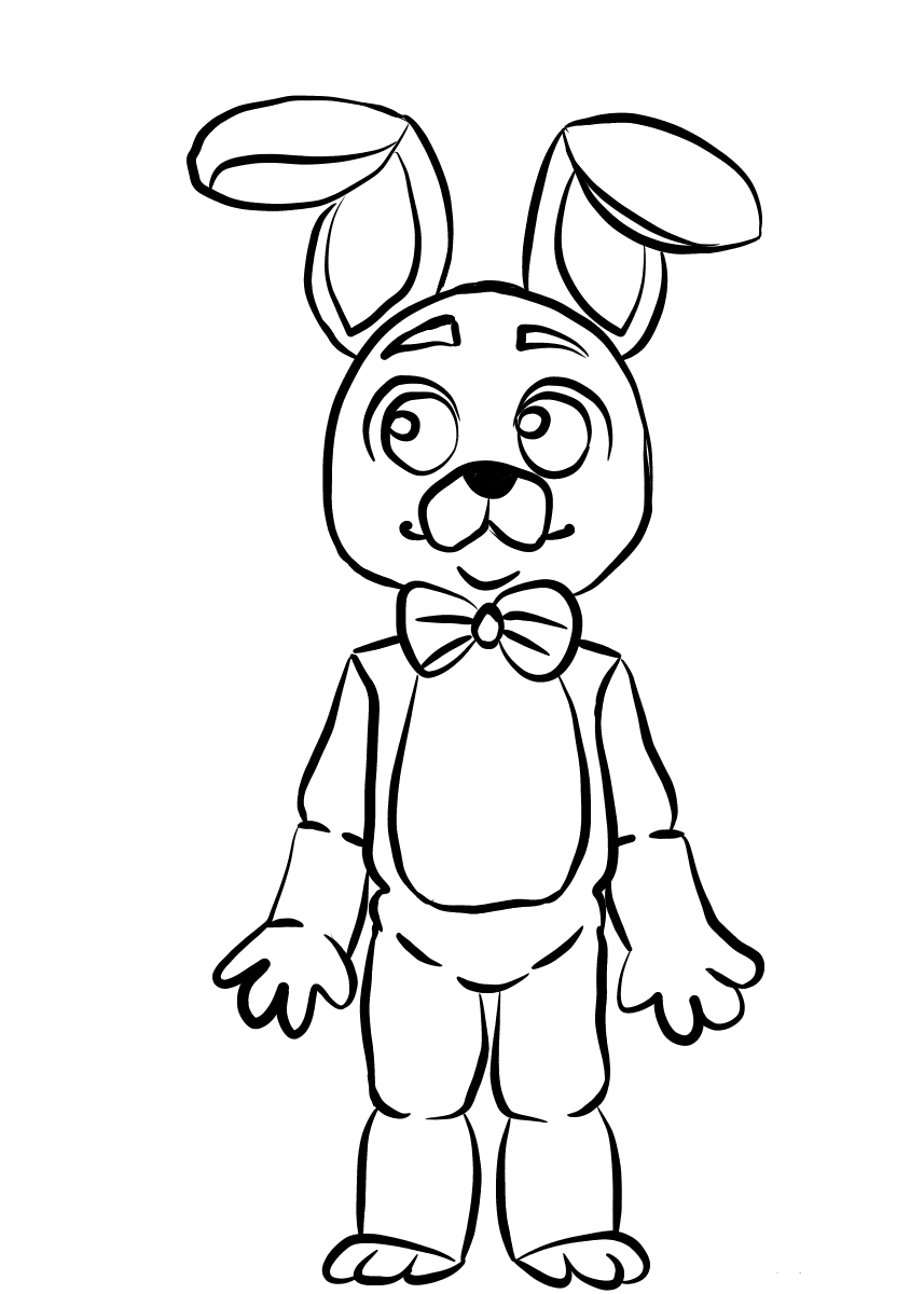 Free Printable Five Nights At Freddy's (FNAF) Coloring Pages